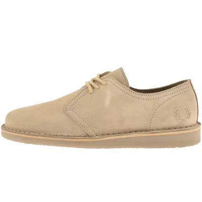 Fred Perry Linden Suede Shoes Brown