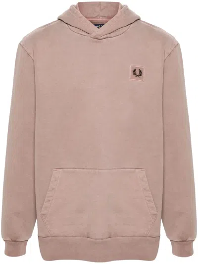 Fred Perry Classic Logo Sweatshirt For Men In Pink