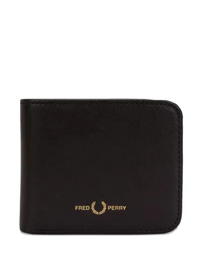 Fred Perry Wallet With Logo In Black
