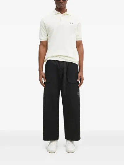 Fred Perry Logo-detail Polo Shirt In Blue