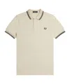 Fred Perry Laurel Wreath-embroidered Cotton Polo Shirt In Yellow
