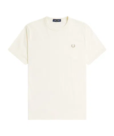 Fred Perry Classic Crew Neck Tee In White