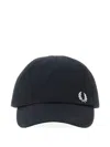 Fred Perry Logo-embroidered Hat In Blue