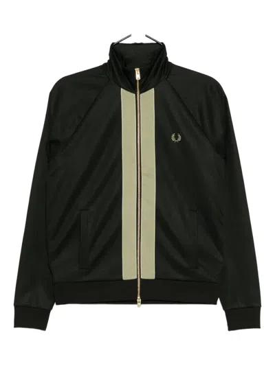 FRED PERRY LOGO-EMBROIDERED JACKET