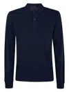 Fred Perry The Long Sleeve Fp Shirt In 蓝色