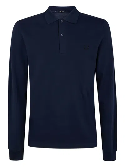 FRED PERRY LOGO-EMBROIDERED POLO SHIRT