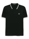 Fred Perry Navy Twin Tipped Polo