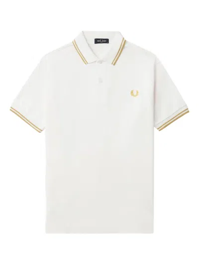 FRED PERRY LOGO-EMBROIDERED POLO SHIRT