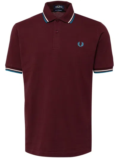 FRED PERRY LOGO-EMBROIDERED POLO SHIRT