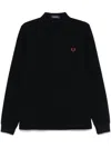 FRED PERRY LOGO-EMBROIDERED POLO SHIRT