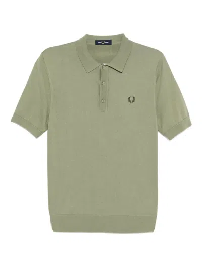FRED PERRY LOGO-EMBROIDERED POLO SHIRT