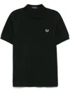 Fred Perry Logo-embroidered Polo Shirt In Green