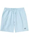 Fred Perry Logo-embroidered Shell Swim Shorts