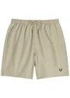 Fred Perry Logo-embroidered Shell Swim Shorts