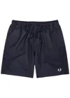 FRED PERRY LOGO-EMBROIDERED SHELL SWIM SHORTS