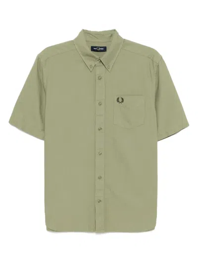 Fred Perry Logo-embroidered Shirt