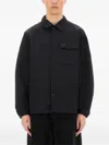 Fred Perry Snap Buttons Jacket Featuring Pocket In Black