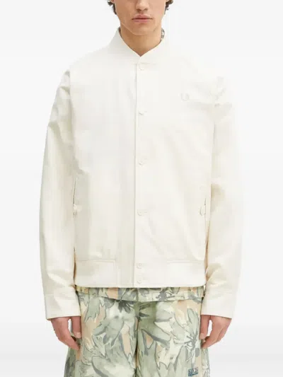 Fred Perry Logo-embroidered Shirt Jacket