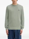 Fred Perry Logo-embroidered Sweater In Green