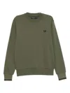 Fred Perry Fp Twin Tipped T-shirt M9602 W49 In Green