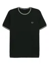 Fred Perry Logo-tape Cotton T-shirt