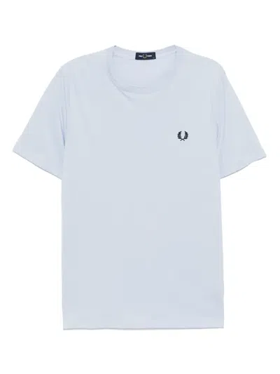 FRED PERRY LOGO-EMBROIDERED T-SHIRT