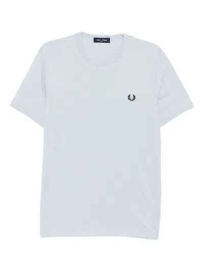 FRED PERRY LOGO-EMBROIDERED T-SHIRT