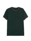 Fred Perry Pocket Logo Detail T-shirt In Green