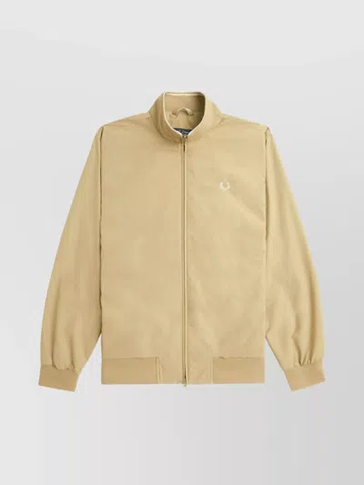 Fred Perry Logo High Collar Nylon Jacket
