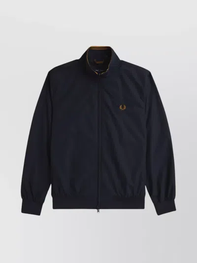 Fred Perry Logo High Collar Nylon Jacket