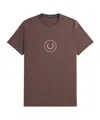 Fred Perry Logo T-shirt In Red
