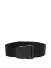 Fred Perry Logo-debossed Webbing Belt In Black