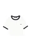 Fred Perry Logo-detail T-shirt In White