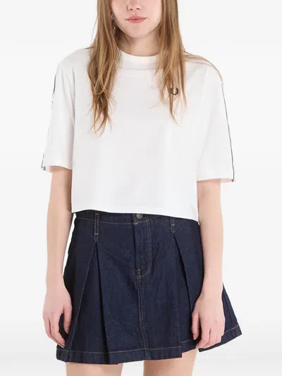 Fred Perry Logo-detail T-shirt In White
