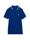 Fred Perry Poloshirt Mit Logo-stickerei In Blue