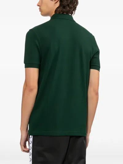 Fred Perry Logo-embroidered Polo Shirt In Green