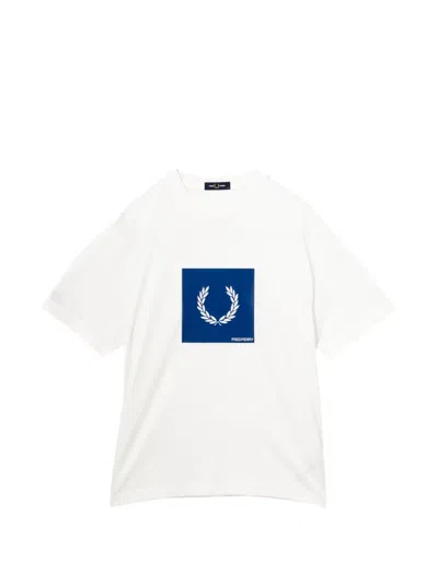 Fred Perry Logo-print T-shirt In White