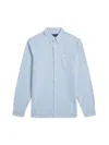 Fred Perry Cotton Oxford Shirt In Blue