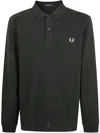 Fred Perry Green Twin Tipped Polo