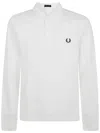 Fred Perry The Shirt With Long Sleeves And Buttoned Collar In White