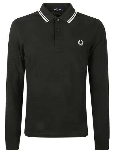 FRED PERRY LS TWIN TIPPED POLO SHIRT