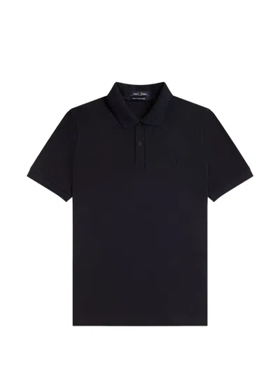 Fred Perry M12 Pique Polo Shirt In Blue