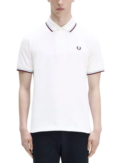 Fred Perry M12 Polo Shirt In White