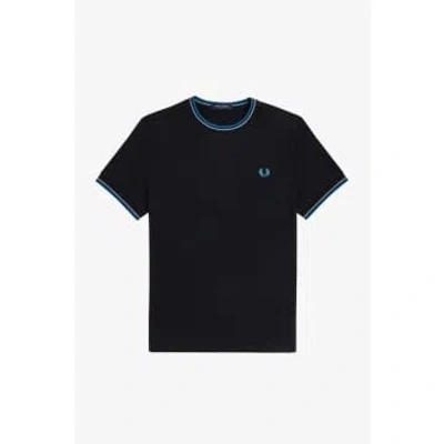 Fred Perry M1588 Twin Tipped T In Black