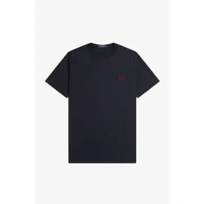 Fred Perry M1600 Crew Neck T In Black