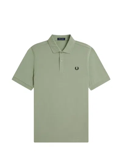 Fred Perry M3 Logo-embroidered Polo Shirt In Green