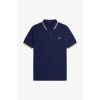 FRED PERRY FRED PERRY M3600 POLO SHIRT FRENCH NAVY / ICE CREAM