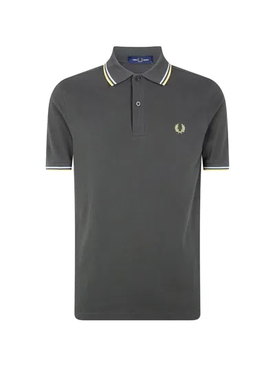 Fred Perry M3600 Regular-fit Polo Shirt In Gray