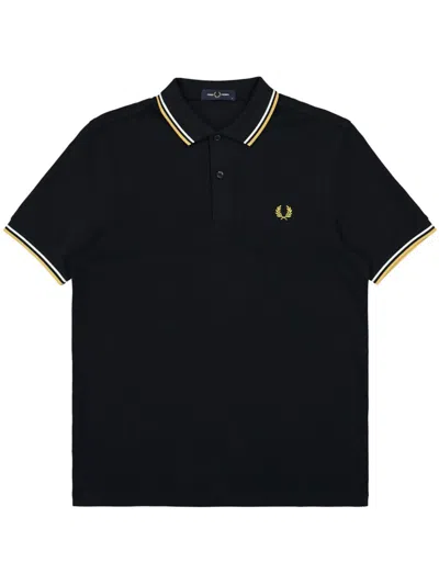 Fred Perry M3600 Twin Tipped Polo Shirt In Blue