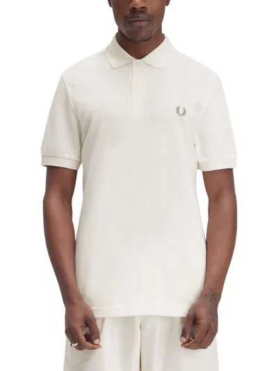 Fred Perry Twin Tipped Polo Shirt In Neutral